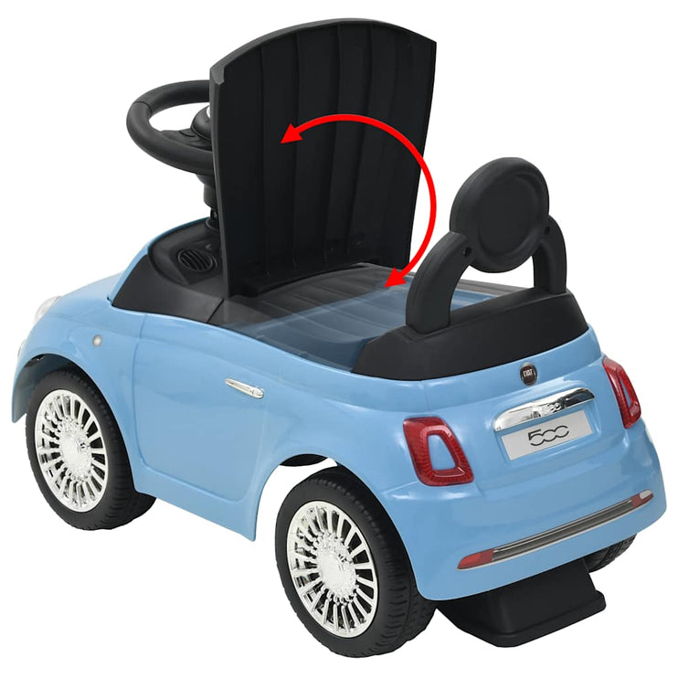 Åkbil Fiat 500 blå