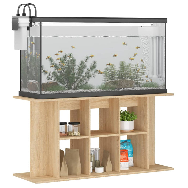 Akvariebänk sonoma-ek 120x40x60 cm konstruerat trä