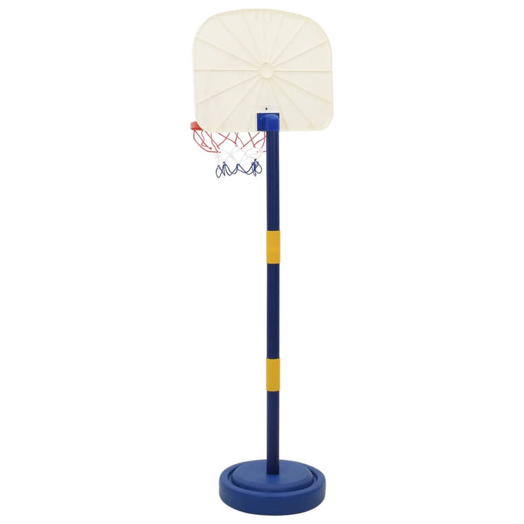 Basketställning med boll och pump justerbar höjd 90/121 cm