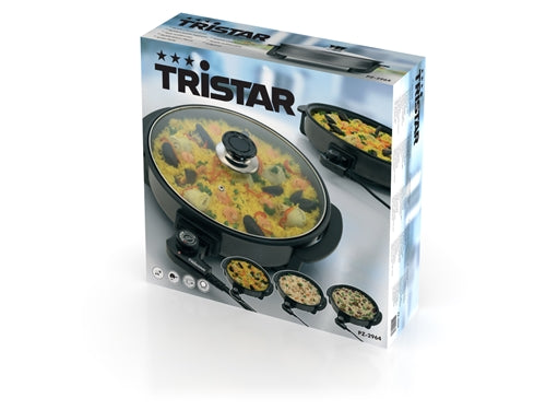 Tristar Paistin-/Grilli-/Pizzapannu Ø40cm 1500W