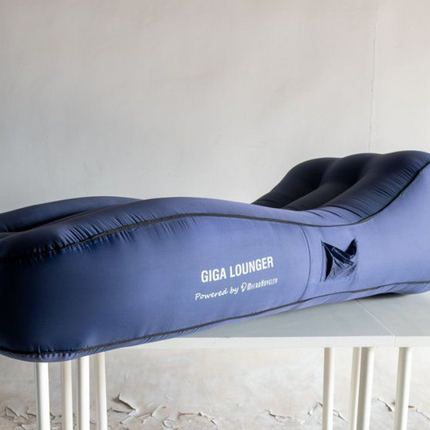 Giga Lounger Elektronisesti täyttyvä lepotuoli 180 cm sinine