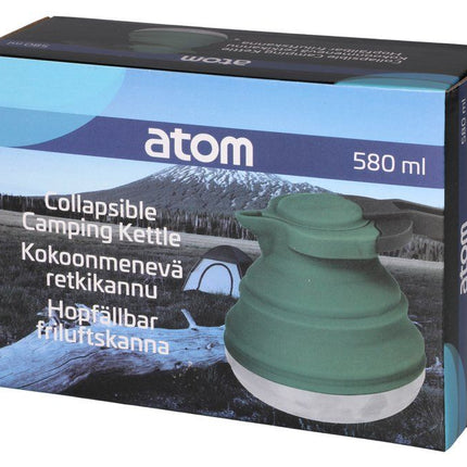 Atom Silikonikannu taittuva 580 ml